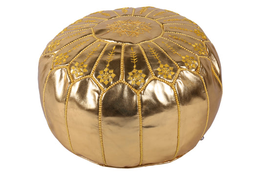 Luxury golden pouf 59