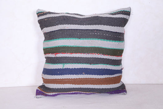 Moroccan kilim pillow 18.5 INCHES X 18.5 INCHES