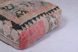 Two handmade moroccan berber rug pouf