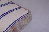 Moroccan berber ottoman azilal rug pouf
