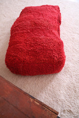 large pouf footstool