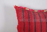 Red Moroccan Kilim Pillow 16.9 INCHES X 20.8 INCHES