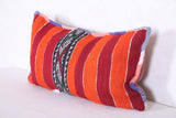 Moroccan handmade kilim pillow 12.5 INCHES X 22.4 INCHES