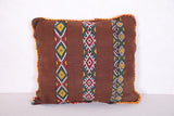 Moroccan brown pillow 17.7 INCHES X 14.9 INCHES