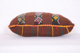 Moroccan brown pillow 17.7 INCHES X 14.9 INCHES