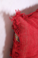 Moroccan red pillow 18.8 INCHES X 19.2 INCHES