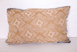 Moroccan pillow silver 12.2 INCHES X 18.8 INCHES