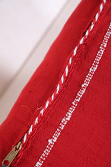 Red Kilim Pillow 18.8 INCHES X 19.2 INCHES