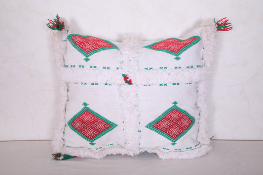 Vintage berber pillow cover 14.9 INCHES X 17.3 INCHES