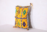 Yellow berber pillow 12.5 INCHES X 15.5 INCHES
