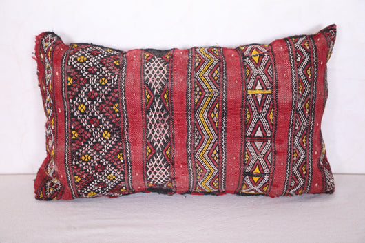 Vintage Berber Kilim Pillow 11.4 INCHES X 19.2 INCHES