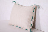 Berber pillow Green symbols 14.5 INCHES X 18.5 INCHES