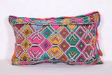 Moroccan kilim Pillow Colorful 12.9 INCHES X 19.6 INCHES