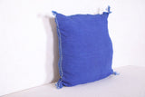 Moroccan blue pillow 17.7 INCHES X 18.5 INCHES