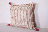 Vintage Moroccan pillow 14.9 INCHES X 17.3 INCHES