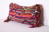 Long Moroccan Kilim Pillow 13.7 INCHES X 26.3 INCHES