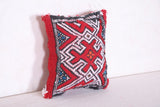 Moroccan rug Red pillow 10.2 INCHES X 9 INCHES