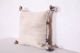 Moroccan kilim pillow vintage 15.7 INCHES X 16.1 INCHES
