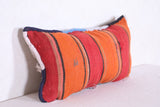 Moroccan handmade kilim pillow 10.2 INCHES X 21.6 INCHES