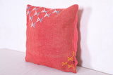 Moroccan handmade kilim pillow 14.9 INCHES X 14.9 INCHES