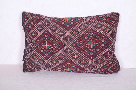 Moroccan handmade kilim pillow 12.9 INCHES X 19.6 INCHES
