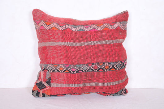 Moroccan handmade kilim pillow 18.1 INCHES X 20 INCHES