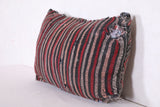 Striped Moroccan pillow 12.2 INCHES X 18.1 INCHES