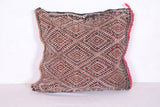 Moroccan handmade kilim pillow 14.1 INCHES X 14.1 INCHES