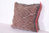 Moroccan handmade kilim pillow 14.1 INCHES X 14.1 INCHES