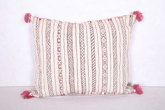 Moroccan handmade kilim pillow 15.3 INCHES X 17.7 INCHES