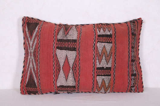Vintage Moroccan kilim Pillow 15.3 INCHES X 23.6 INCHES