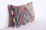 Moroccan handmade kilim pillow 12.5 INCHES X 21.2 INCHES