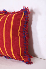 Moroccan red pillow 15.3 INCHES X 19.6 INCHES