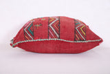 Moroccan Pillow Red 14.5 INCHES X 16.5 INCHES
