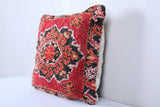 Vintage moroccan handmade rug pillow 18.8 INCHES X 21.2 INCHES