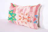 Moroccan handmade kilim pillow 12.5 INCHES X 22.8 INCHES