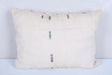 Vintage moroccan handwoven kilim pillow 16.5 INCHES X 24 INCHES