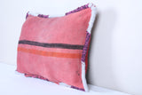 Vintage moroccan handwoven kilim pillow 14.5 INCHES X 20 INCHES