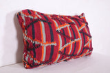 Vintage Moroccan Kilim Pillow 17.7 INCHES X 29.9 INCHES