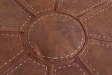 Moroccan Pouf Leather