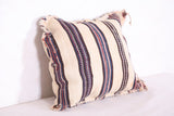 Moroccan striped pillow 13.7 INCHES X 16.1 INCHES