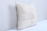 Vintage moroccan handwoven kilim pillow 16.9 INCHES X 18.1 INCHES