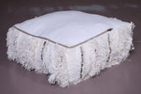 Berber handwoven moroccan rug pouf