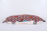 Vintage moroccan handwoven kilim pillow 15.7 INCHES X 31.4 INCHES