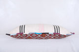 Vintage moroccan handwoven kilim pillow 15.7 INCHES X 31.4 INCHES