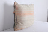 Vintage moroccan handwoven kilim pillow 20.8 INCHES X 23.2 INCHES