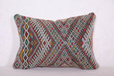 Vintage moroccan kilim pillow 13.3 INCHES X 18.8 INCHES
