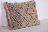 Moroccan pillow rug 12.5 INCHES X 18.1 INCHES