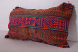 Vintage Berber Kilim Pillow 13.7 INCHES X 22.4 INCHES