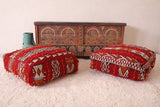 old moroccan poufs